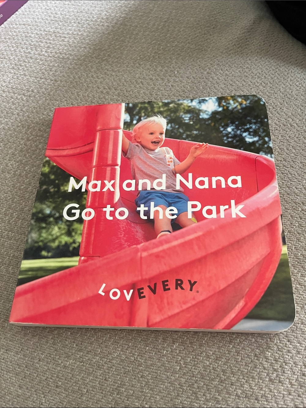 Lovevery Max and Nana go to the park book